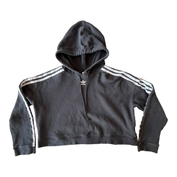 adidas Originals Tops - adidas Originals Cropped Hoodie, Women’s Medium Sweatshirt Retro Streetwear